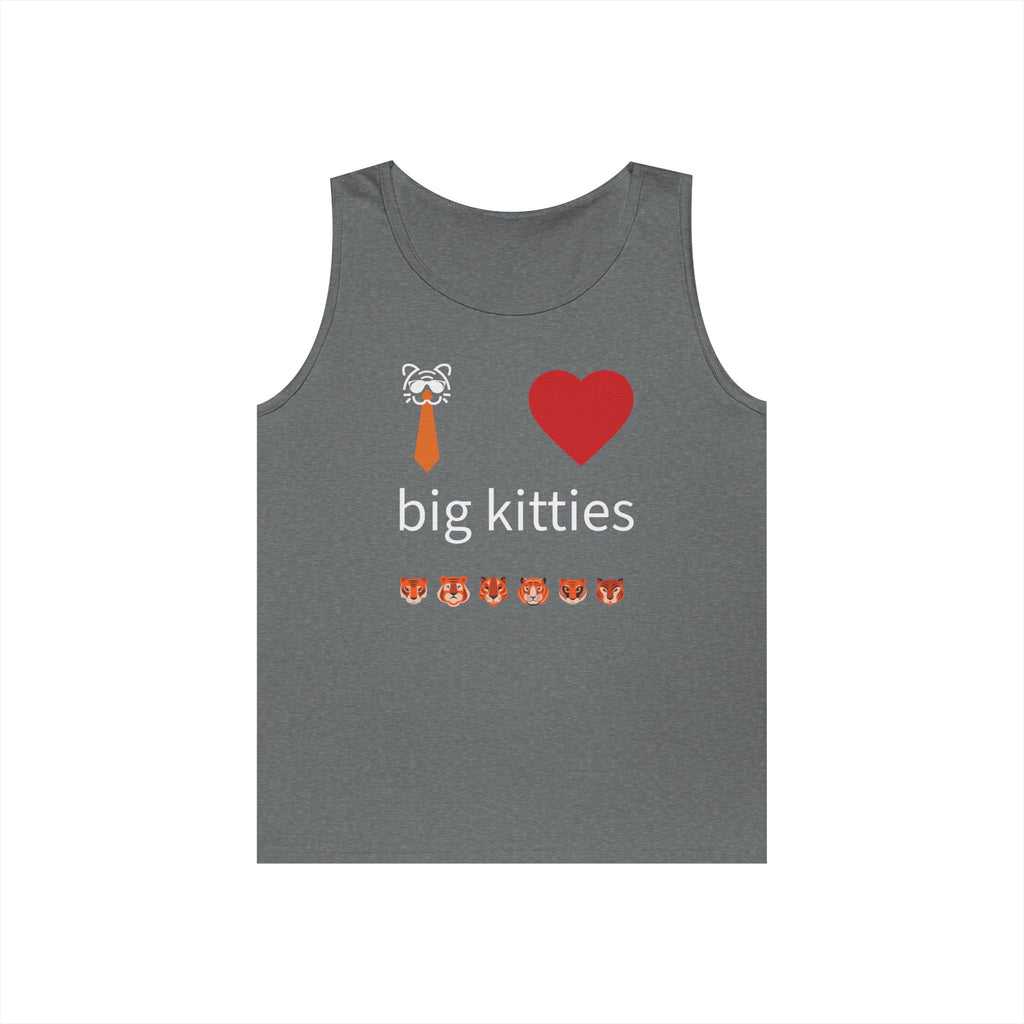 big kitty lover unisex cotton tank top
