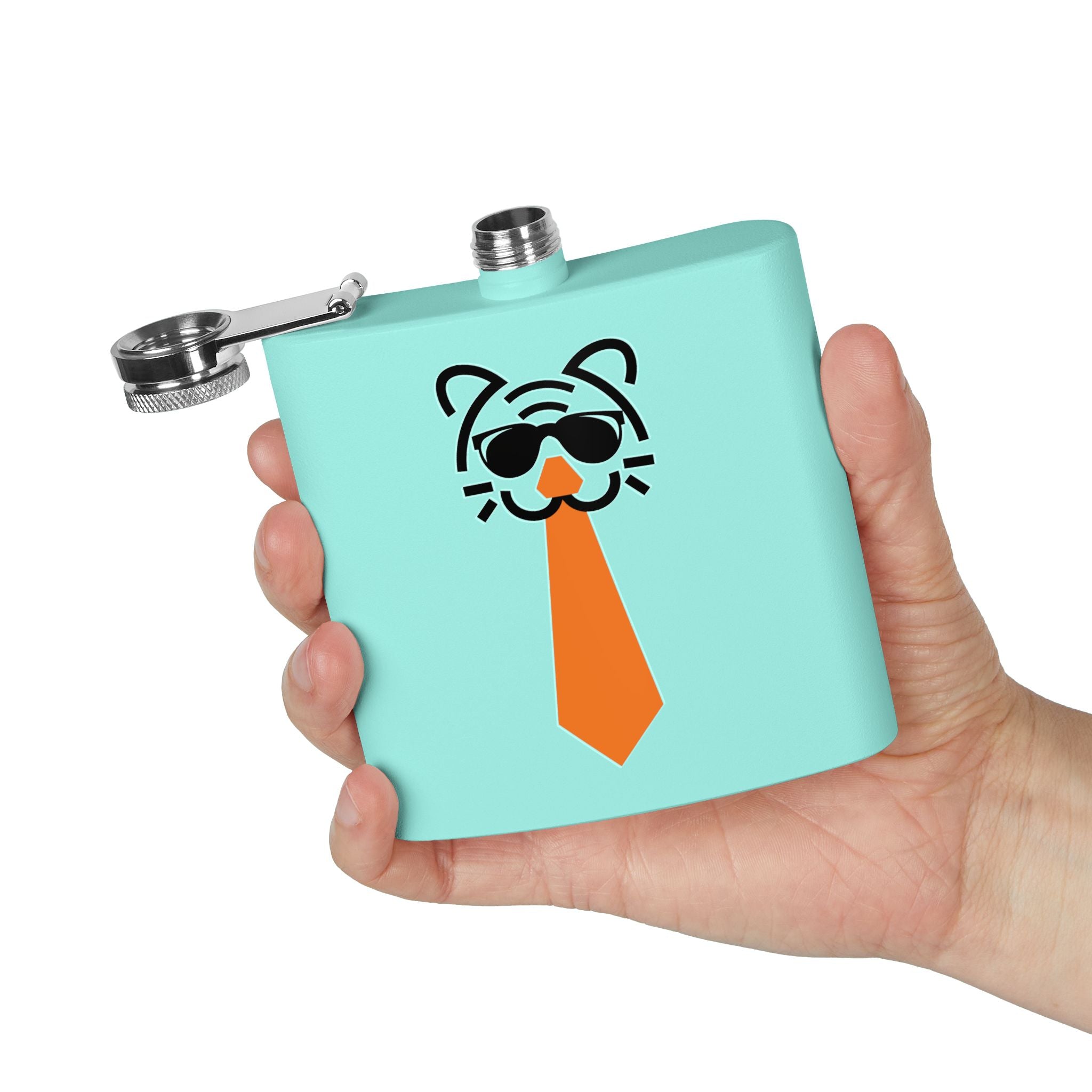 Stainless Steel Flask, 6oz