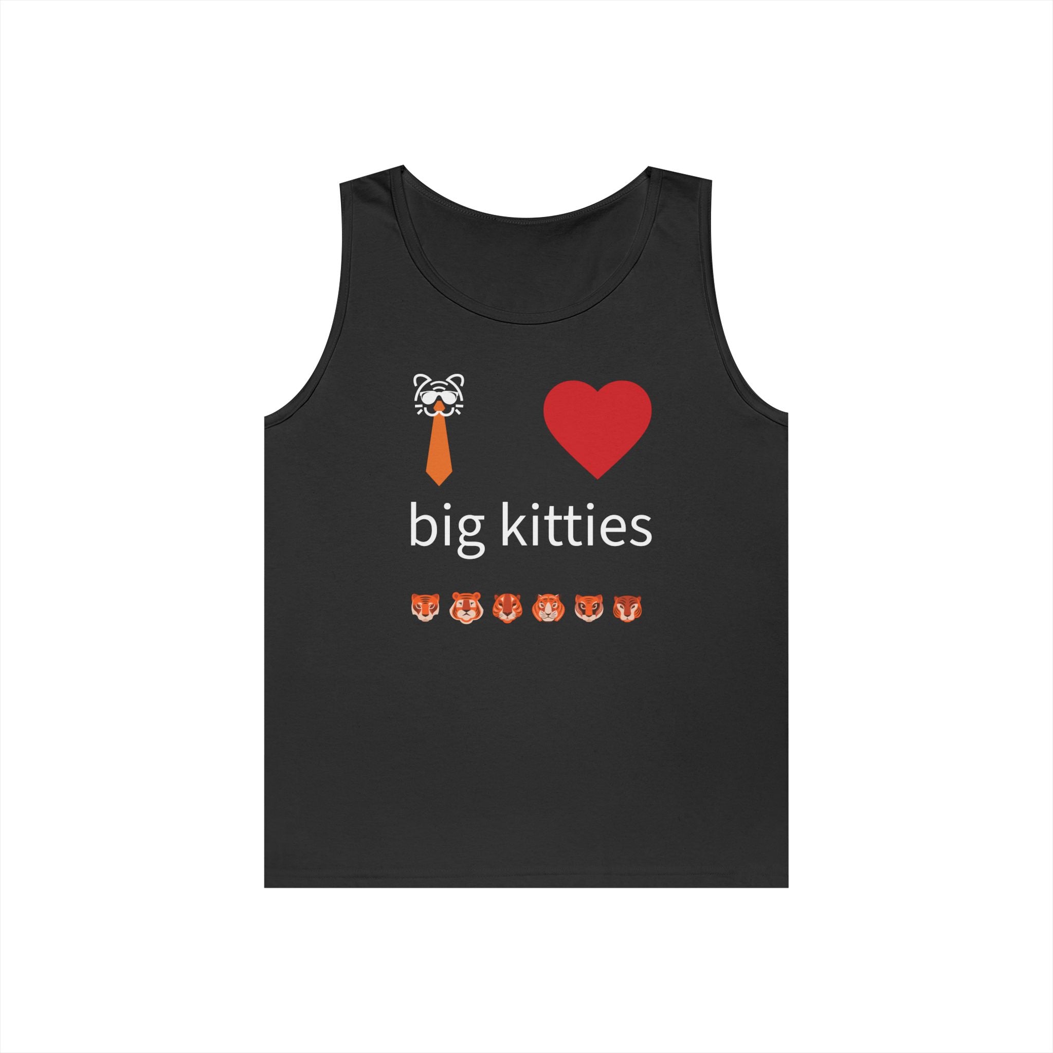 big kitty lover unisex cotton tank top