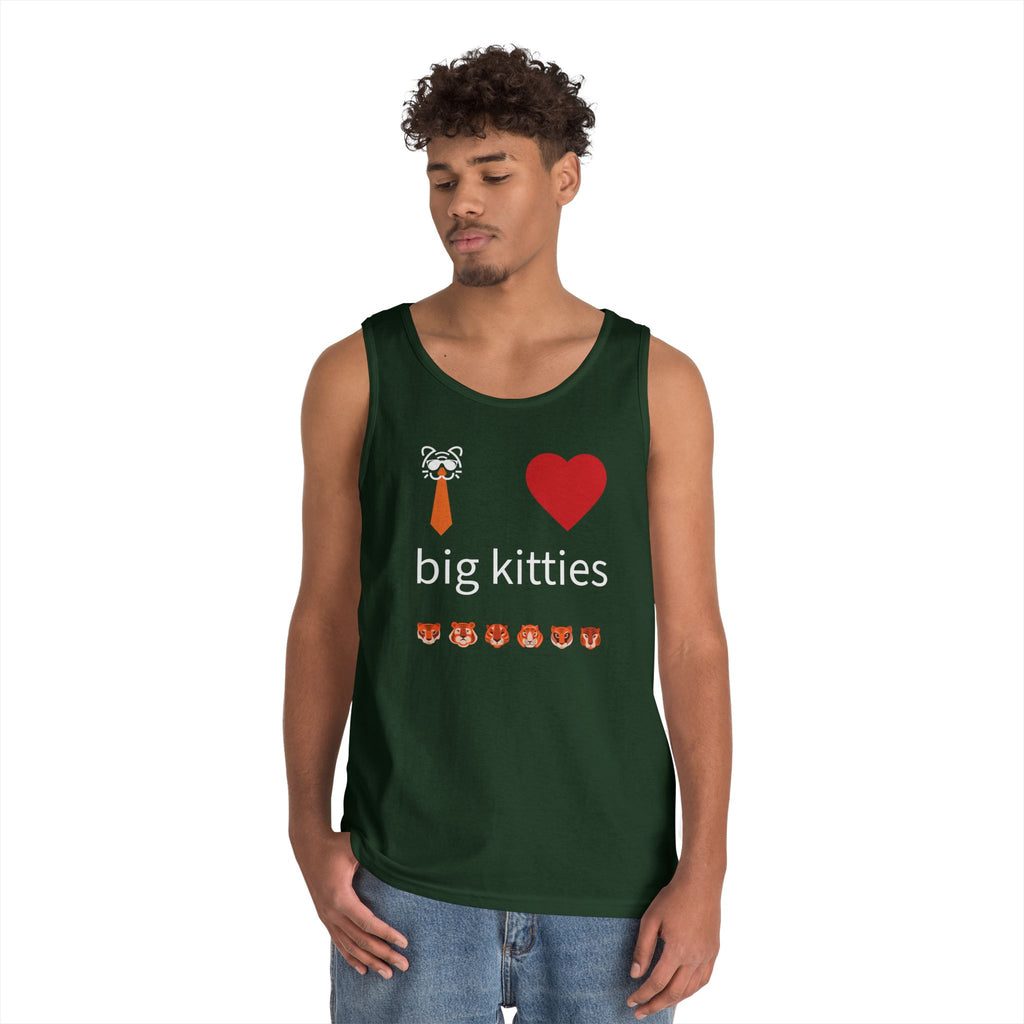 big kitty lover unisex cotton tank top