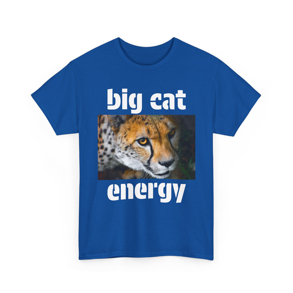 Copy of big cat energy cotton tee - cheetah
