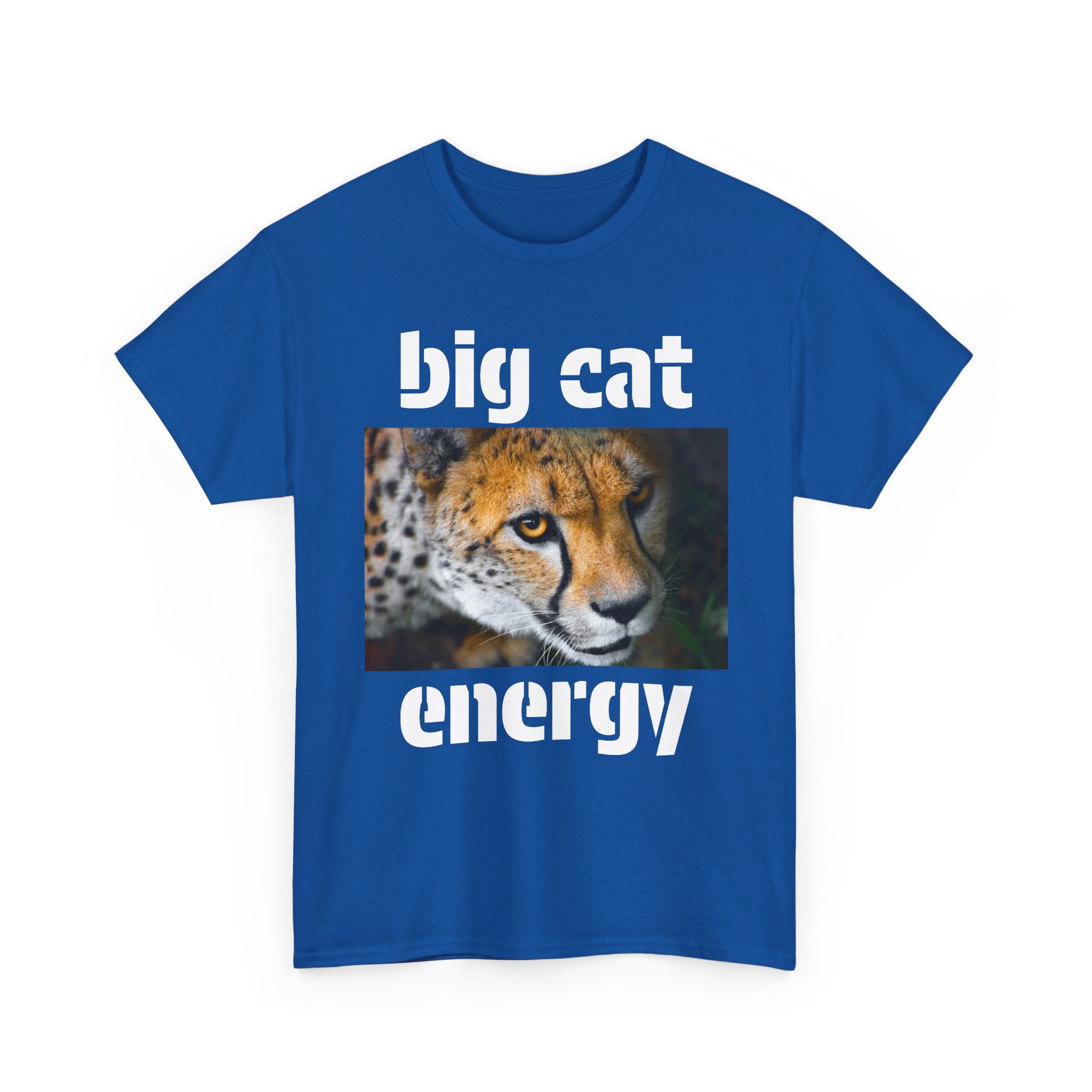 Copy of big cat energy cotton tee - cheetah