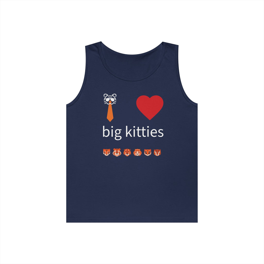 big kitty lover unisex cotton tank top