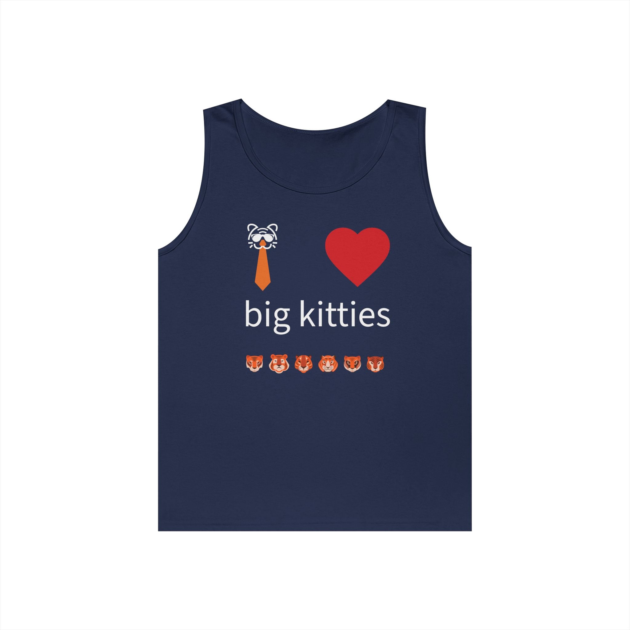 big kitty lover unisex cotton tank top