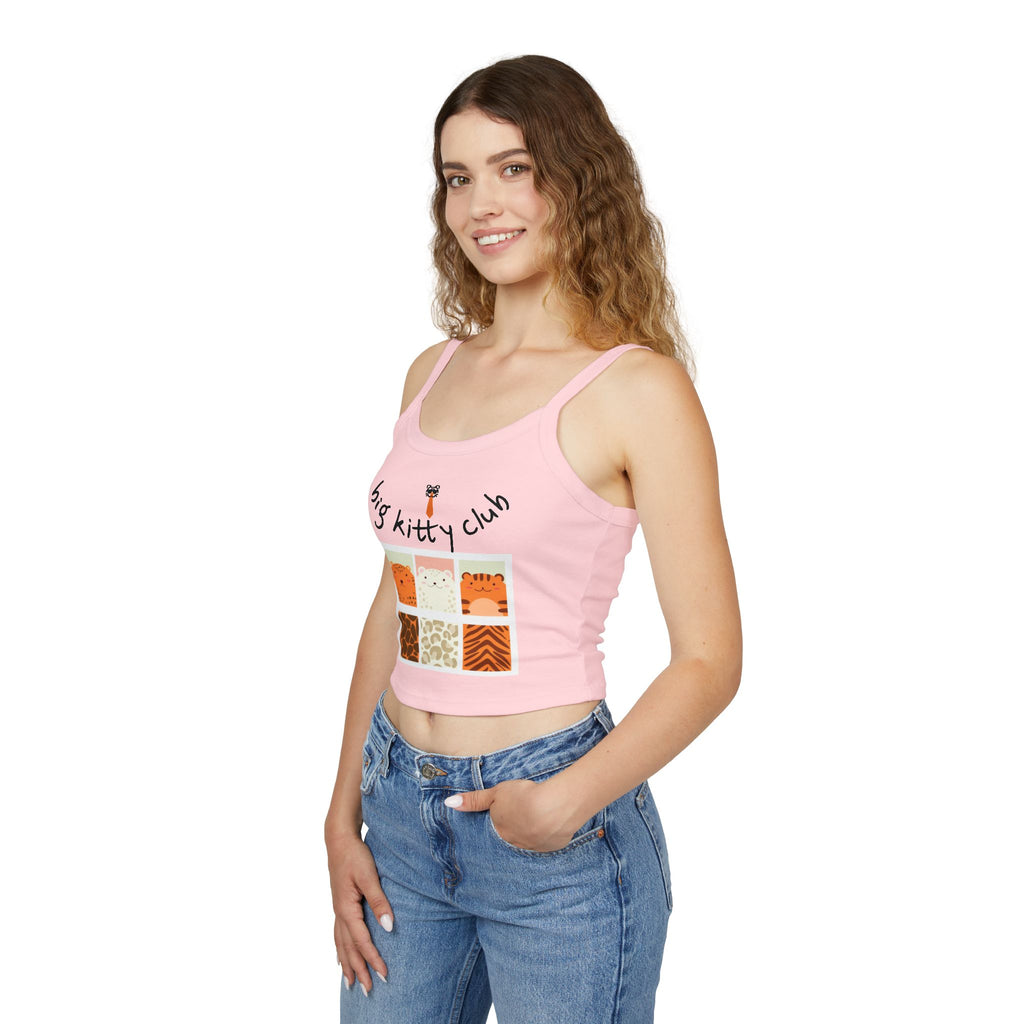 big kitty club spaghetti strap tank top