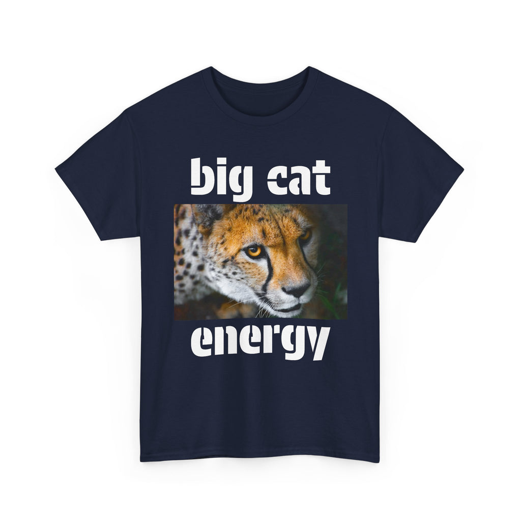 Copy of big cat energy cotton tee - cheetah