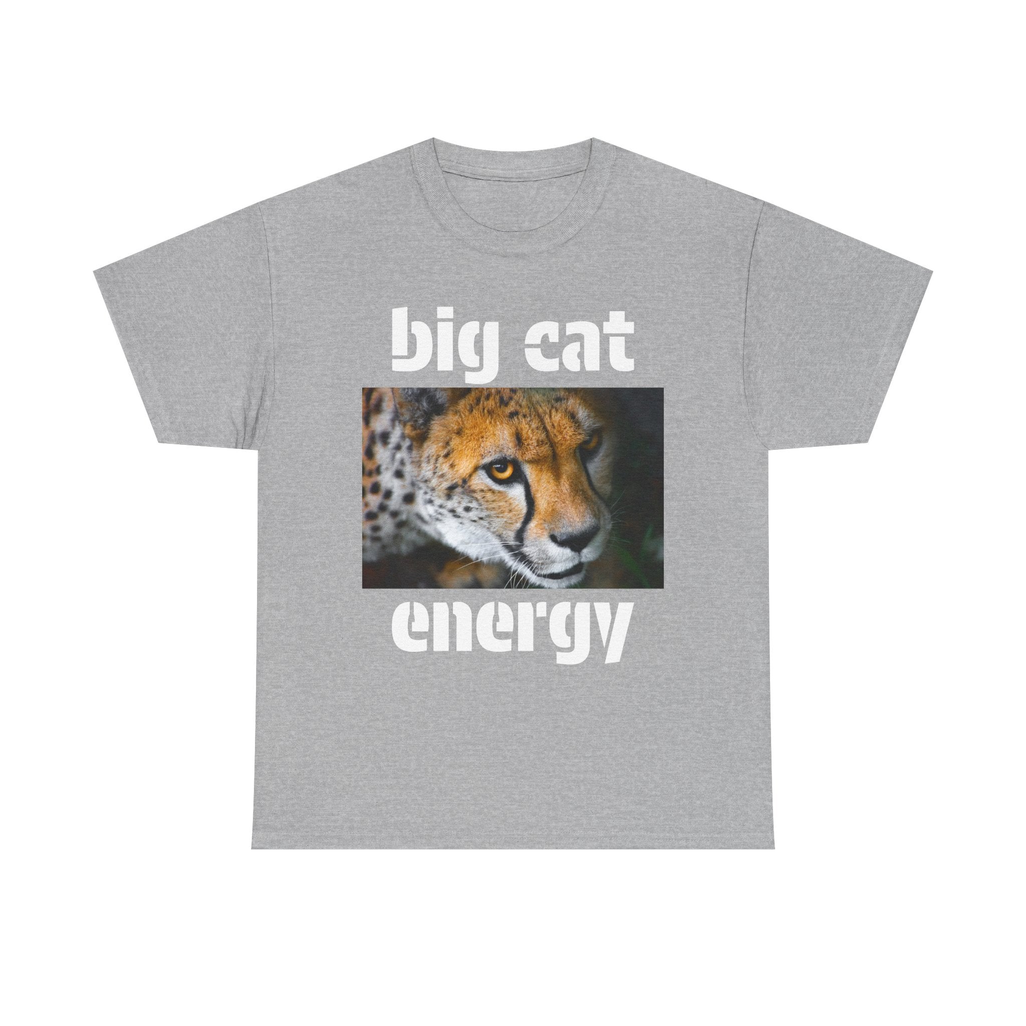 Copy of big cat energy cotton tee - cheetah