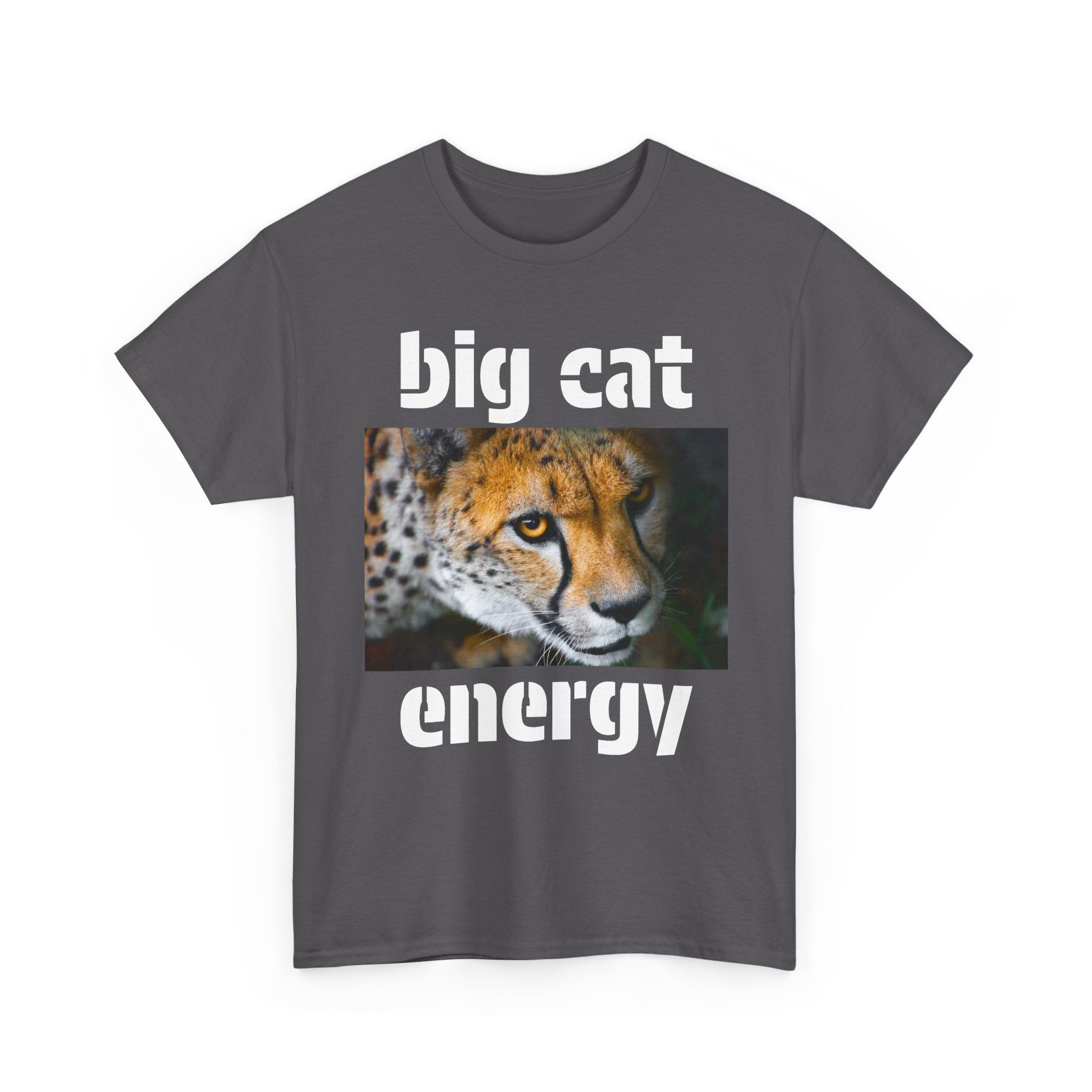 Copy of big cat energy cotton tee - cheetah