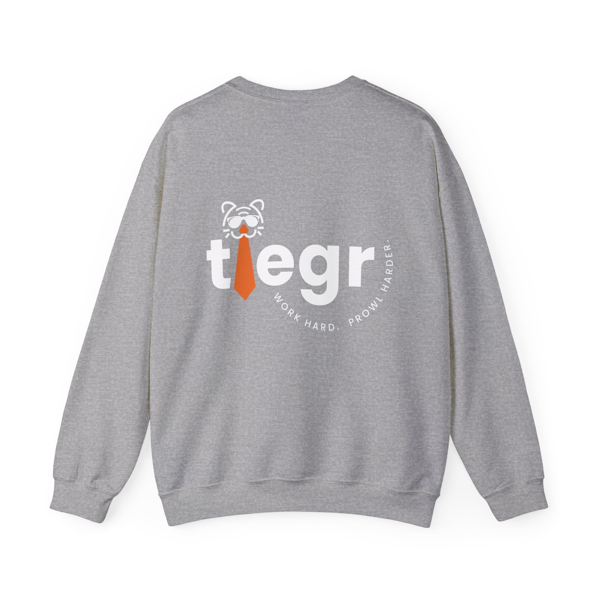 demure tiger unisex sweatshirt