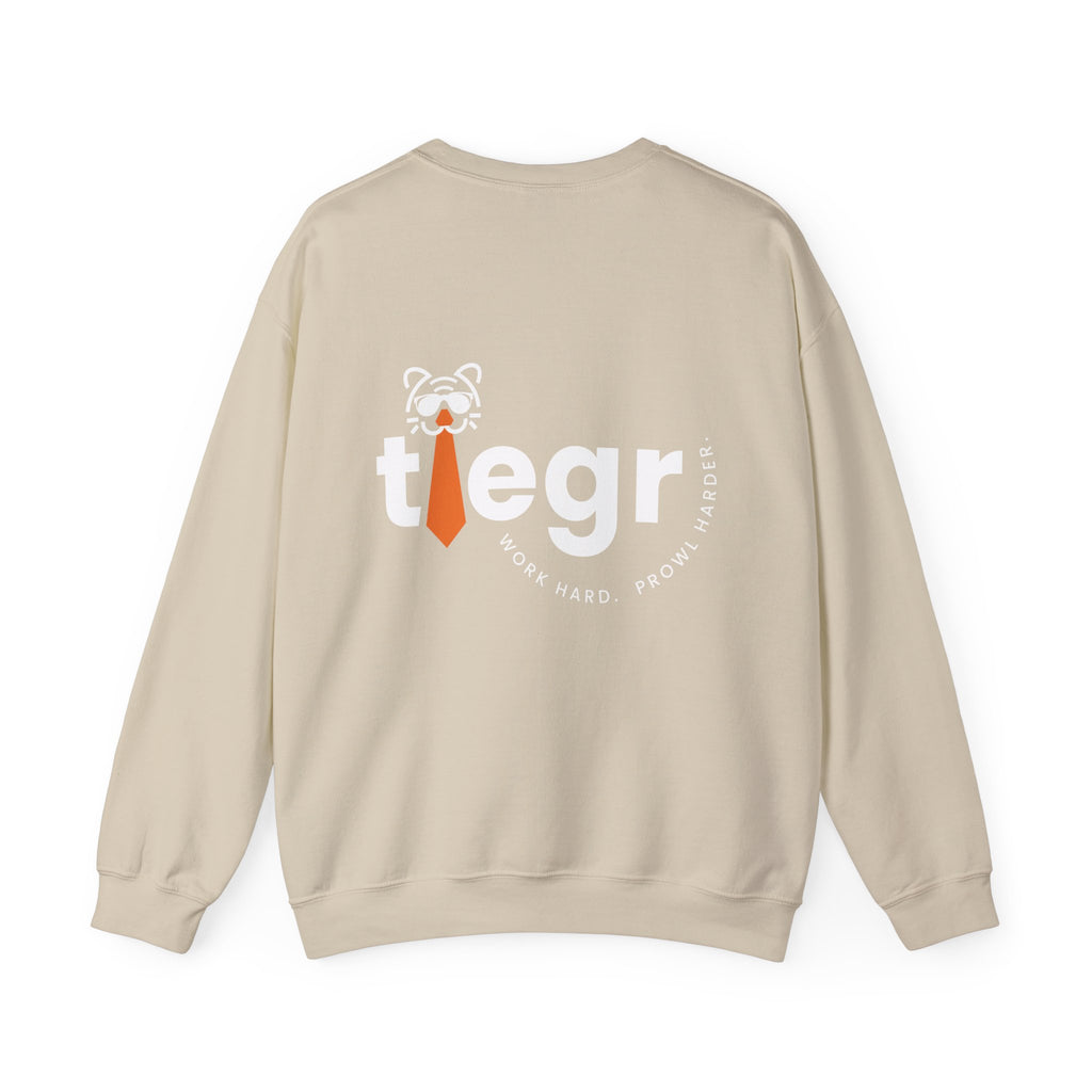 demure tiger unisex sweatshirt