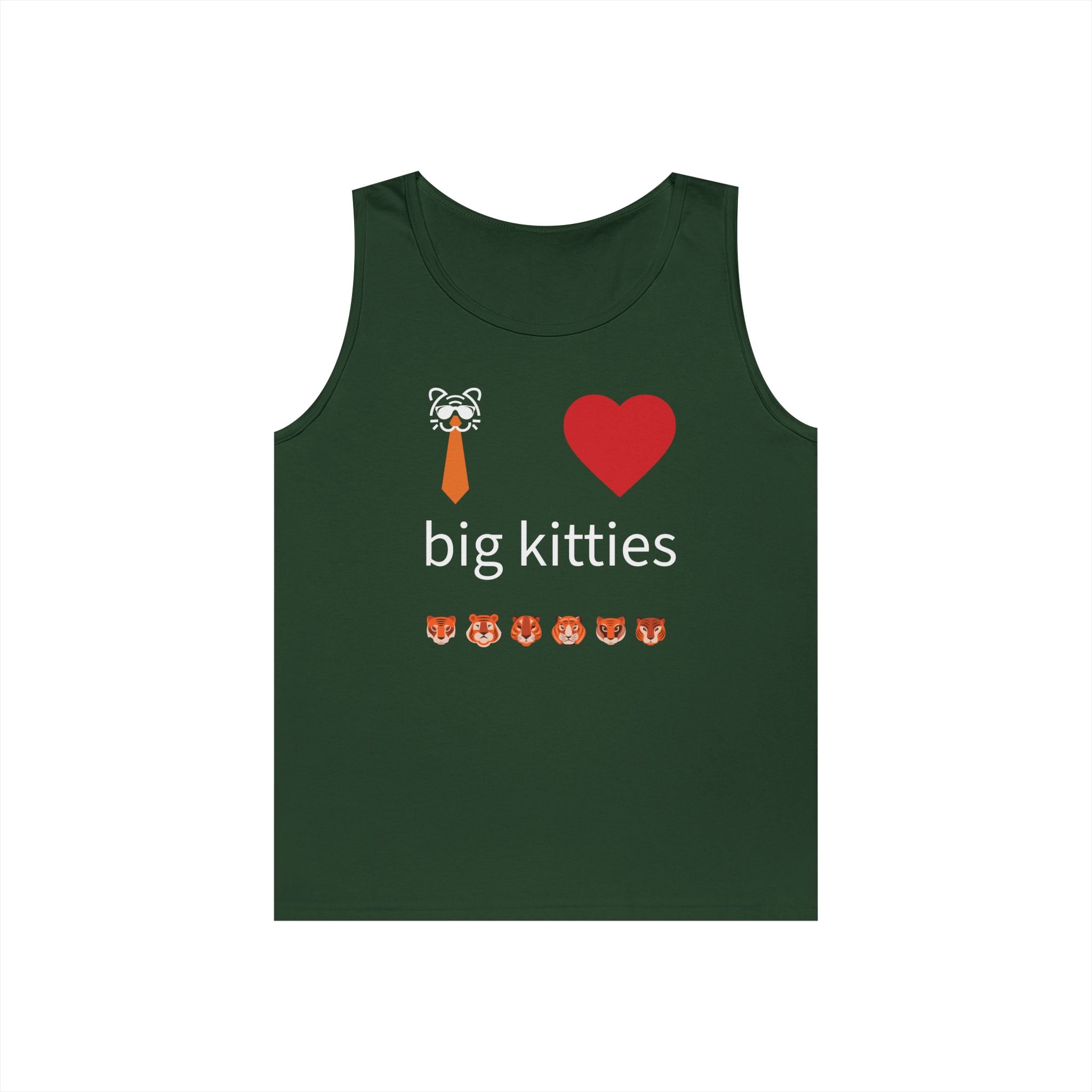 big kitty lover unisex cotton tank top
