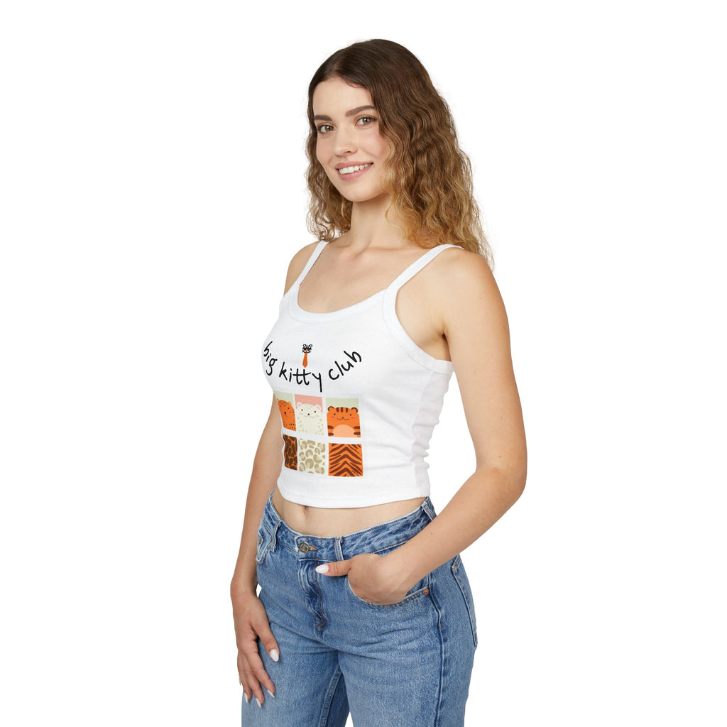 big kitty club spaghetti strap tank top