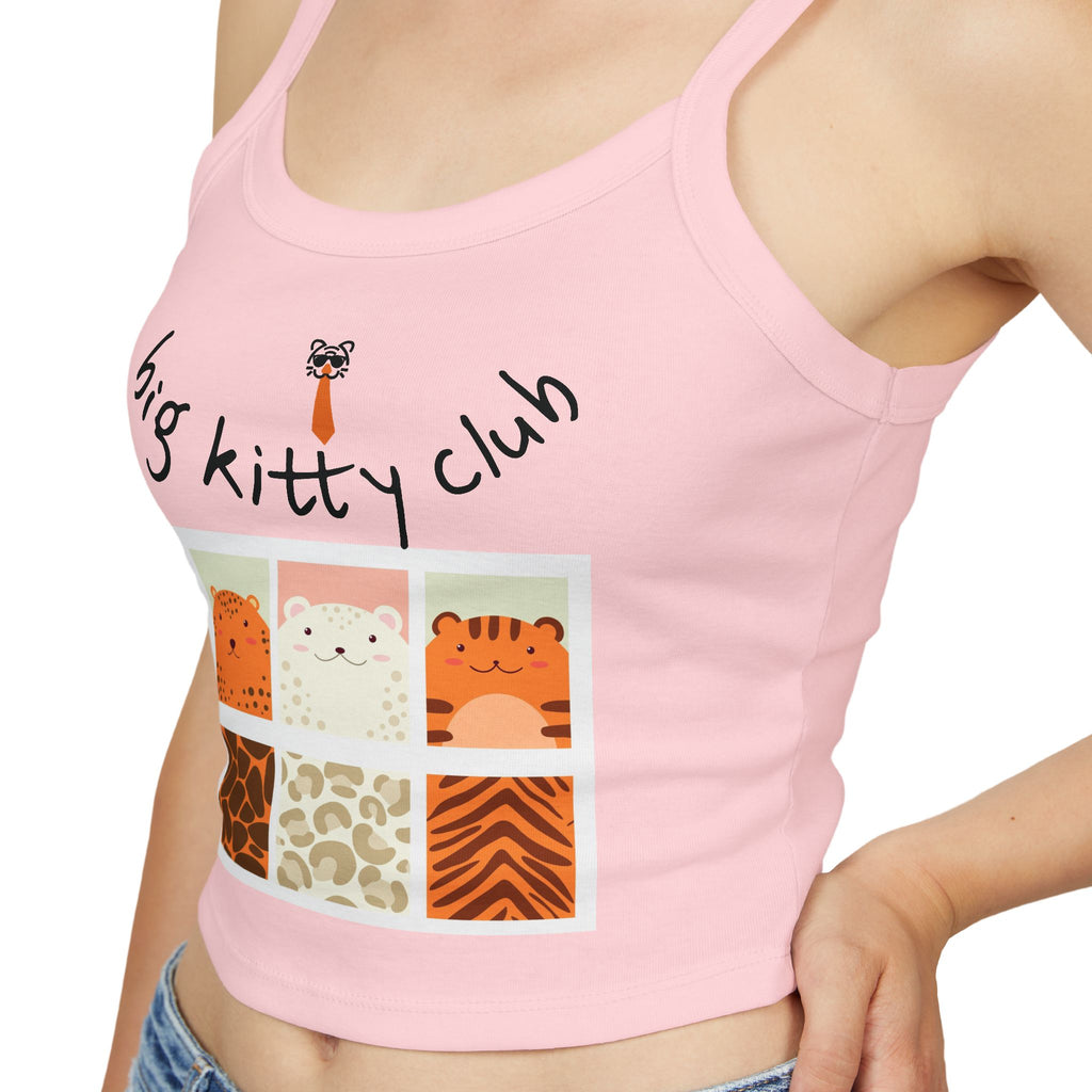 big kitty club spaghetti strap tank top