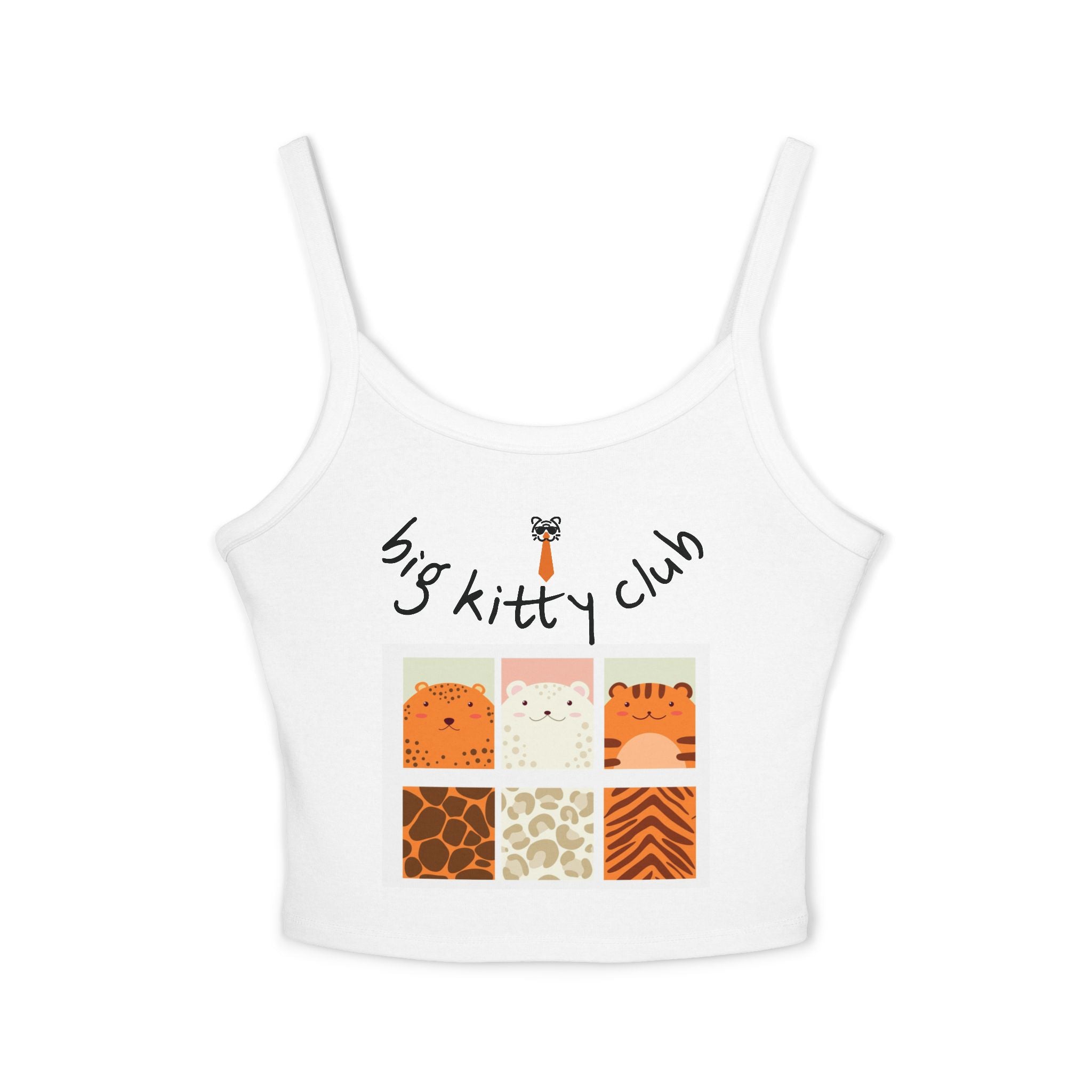 big kitty club spaghetti strap tank top