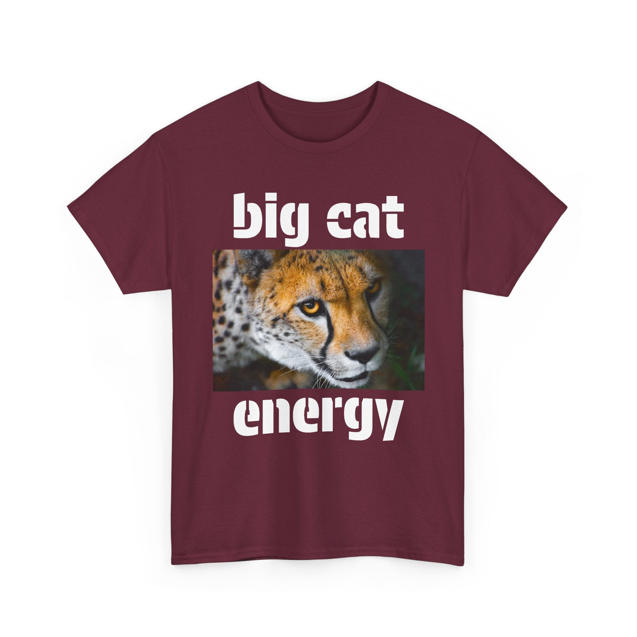 Copy of big cat energy cotton tee - cheetah
