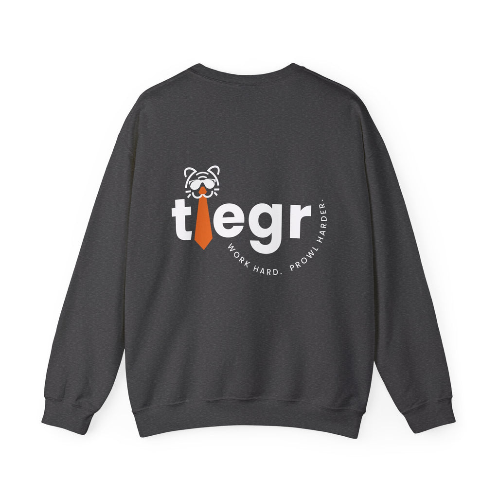 demure tiger unisex sweatshirt