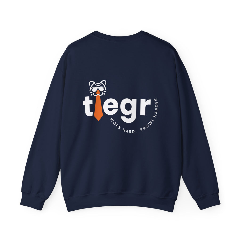 demure tiger unisex sweatshirt