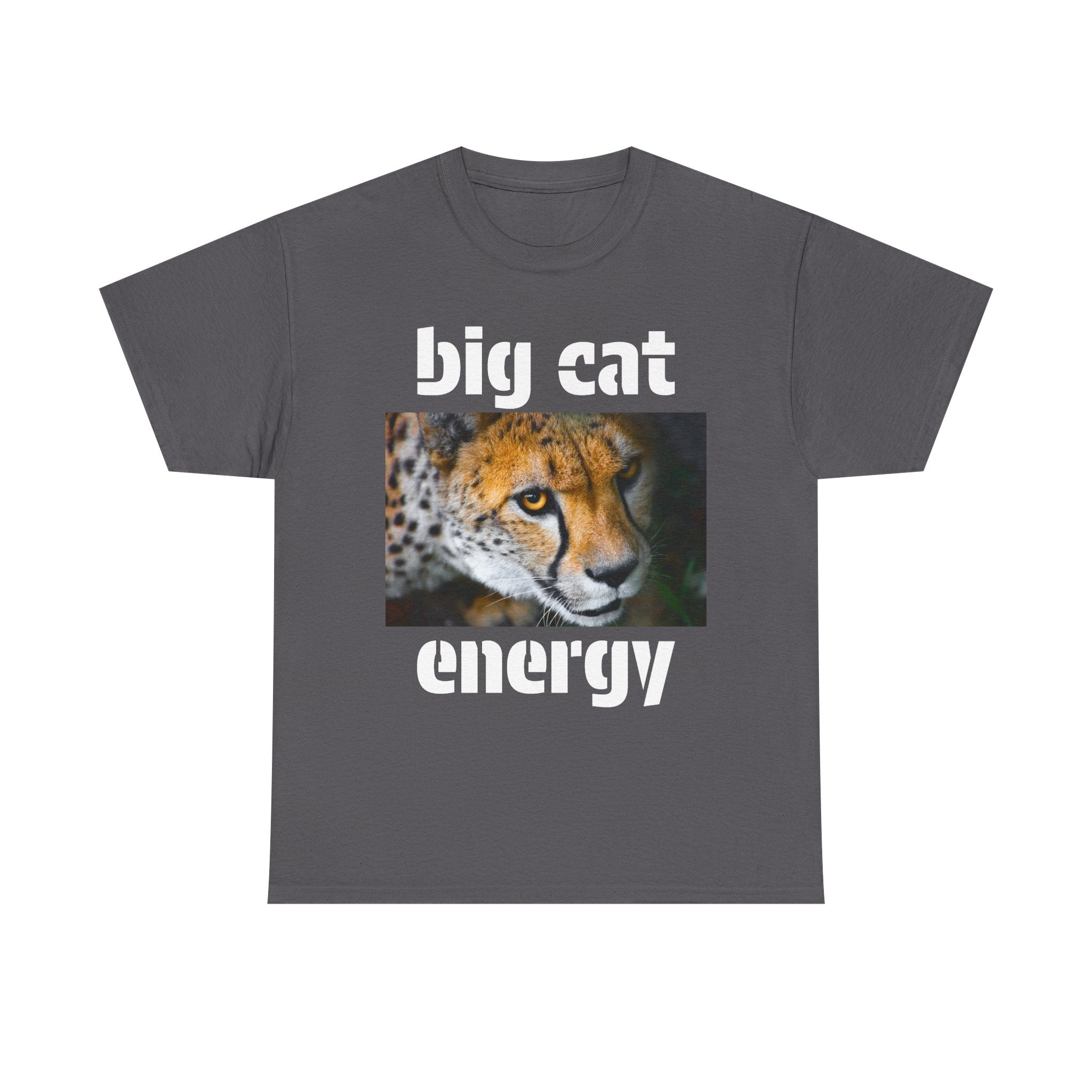Copy of big cat energy cotton tee - cheetah