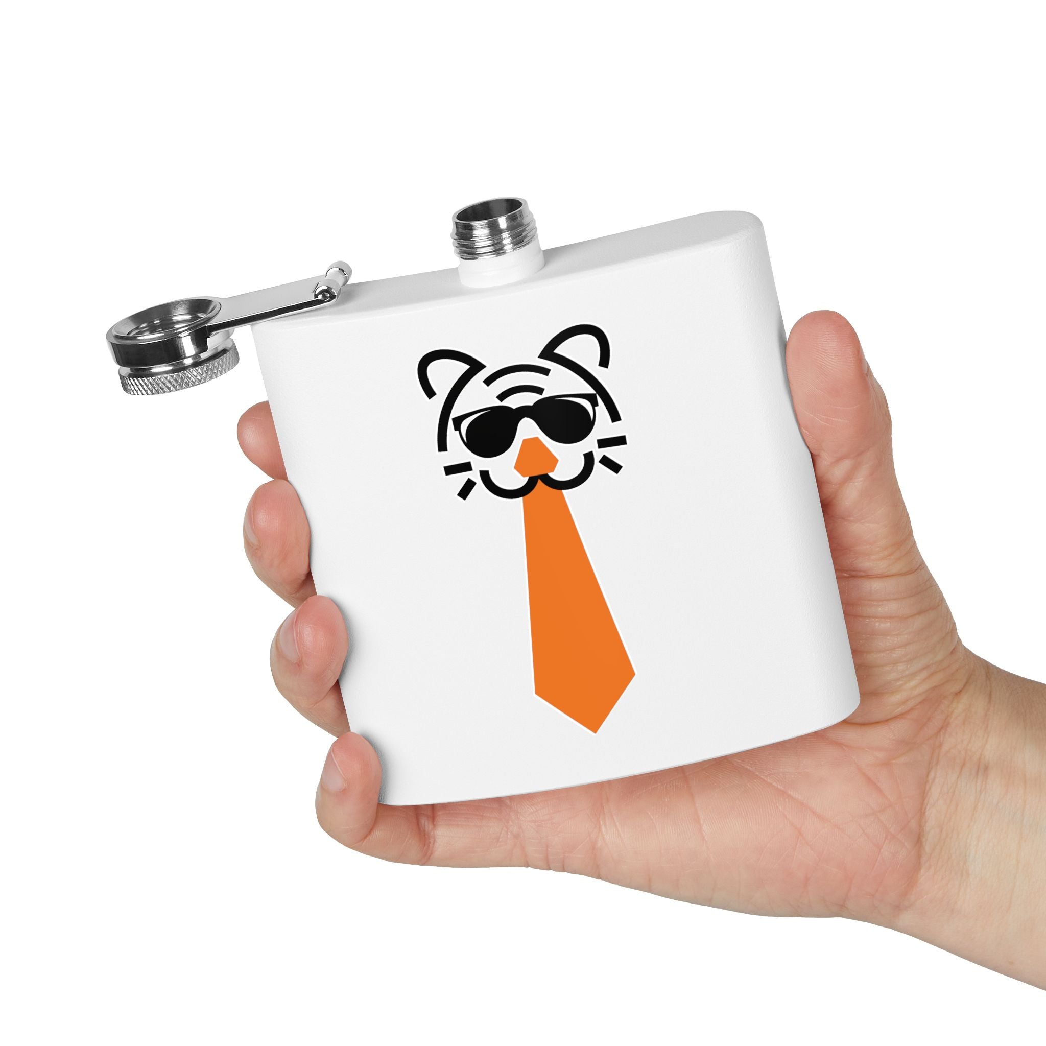 Stainless Steel Flask, 6oz