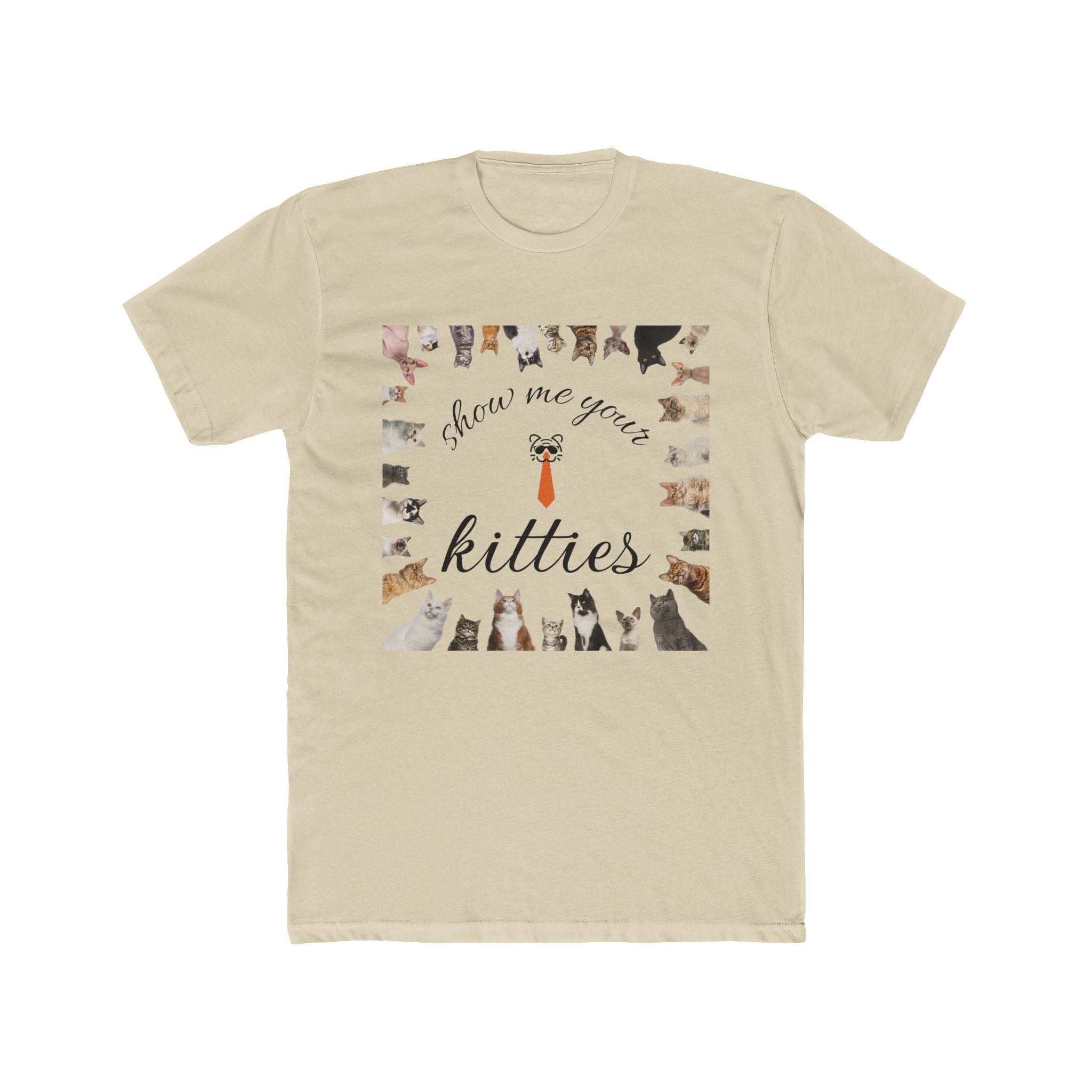 show me your kitties cotton tee