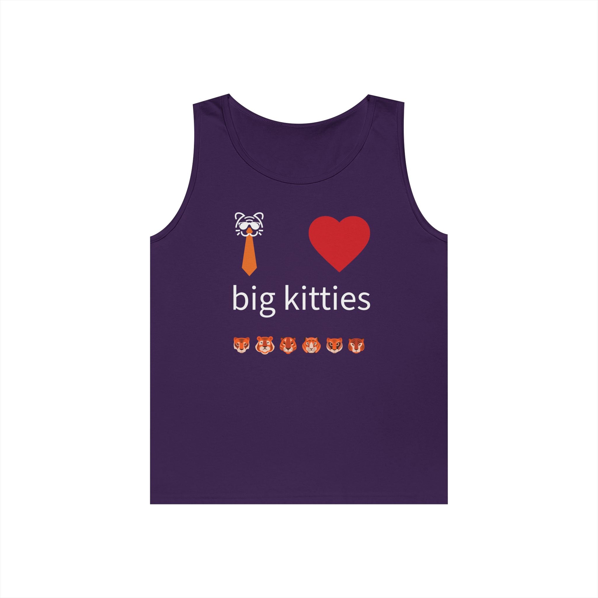 big kitty lover unisex cotton tank top