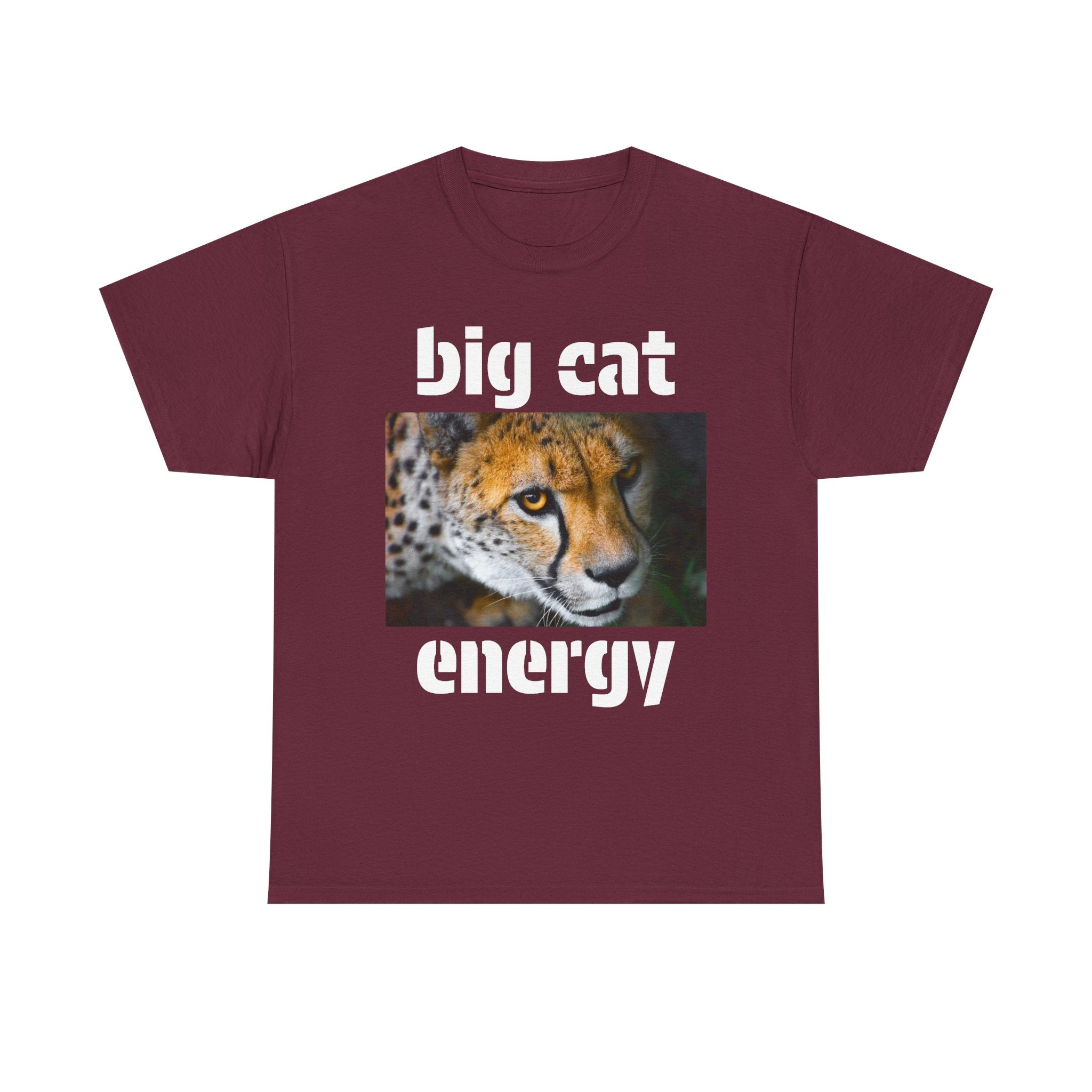Copy of big cat energy cotton tee - cheetah