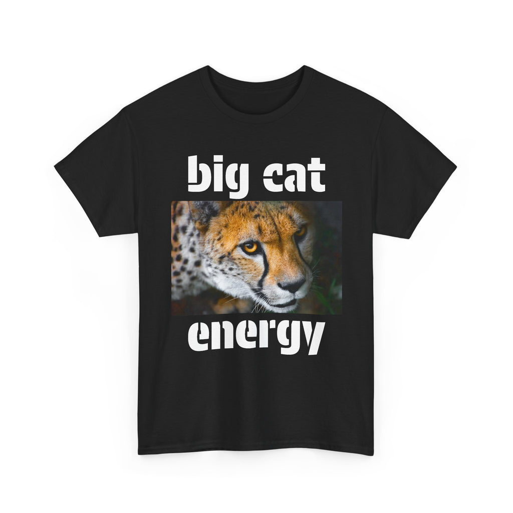 Copy of big cat energy cotton tee - cheetah
