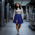work or prowl skater skirt