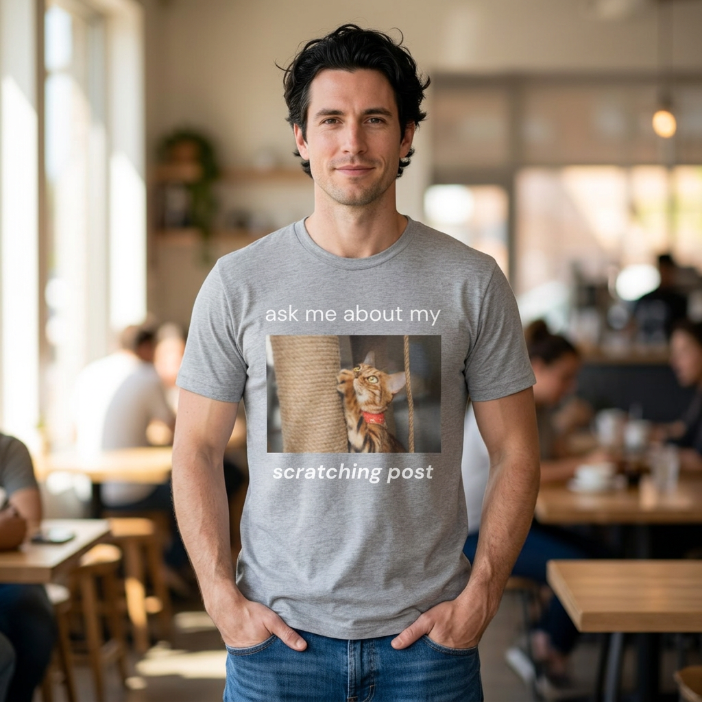 scratching post tee