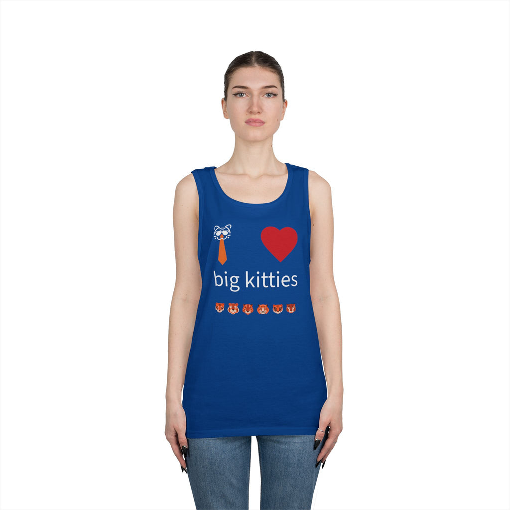 big kitty lover unisex cotton tank top