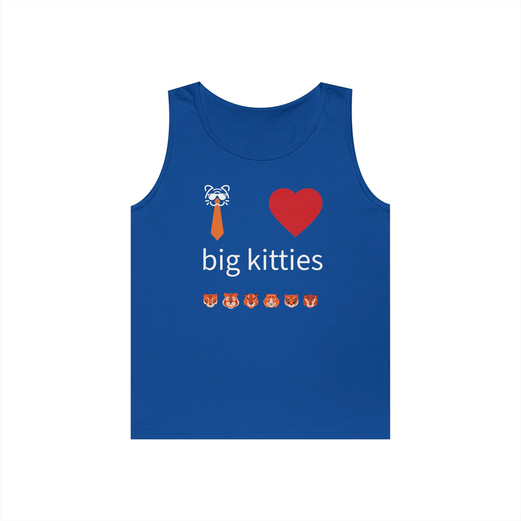 big kitty lover unisex cotton tank top