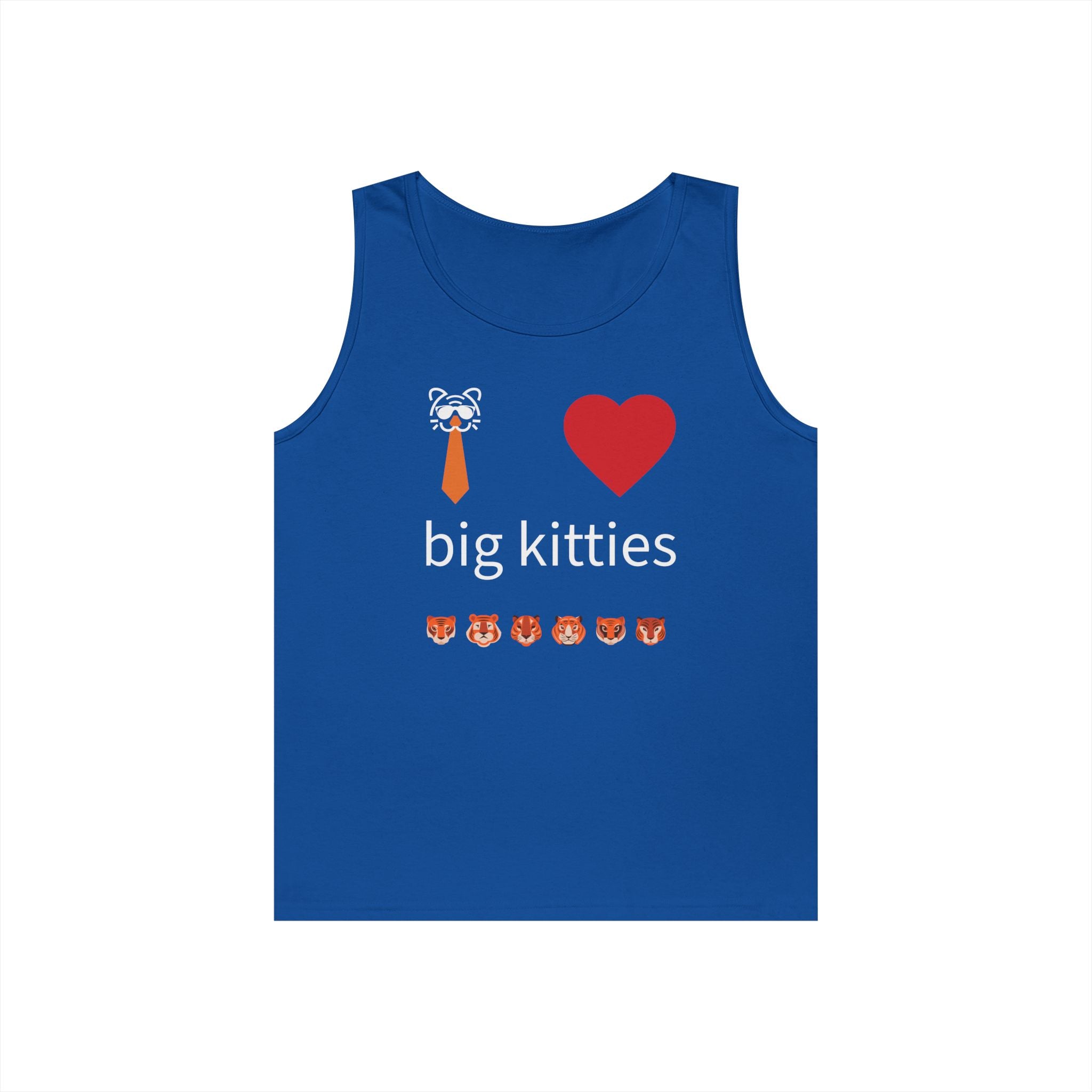 big kitty lover unisex cotton tank top