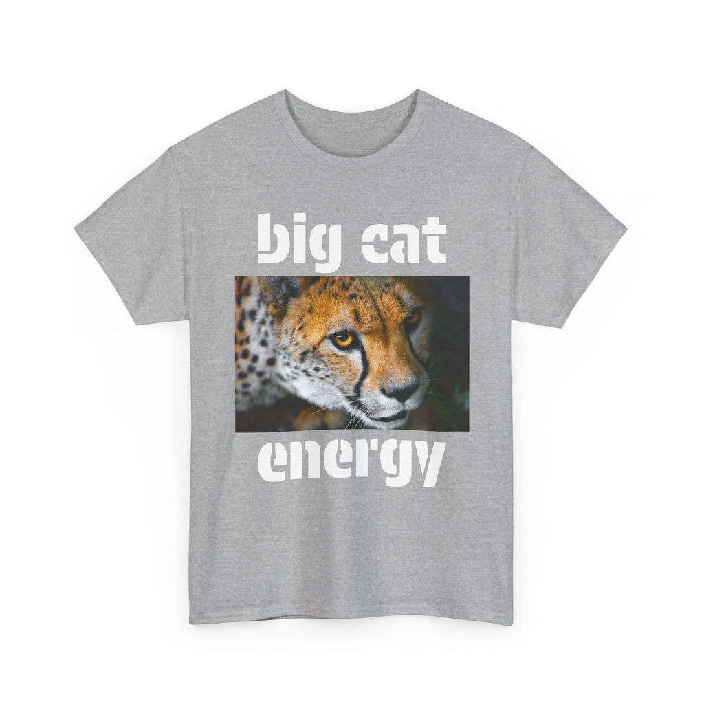 Copy of big cat energy cotton tee - cheetah