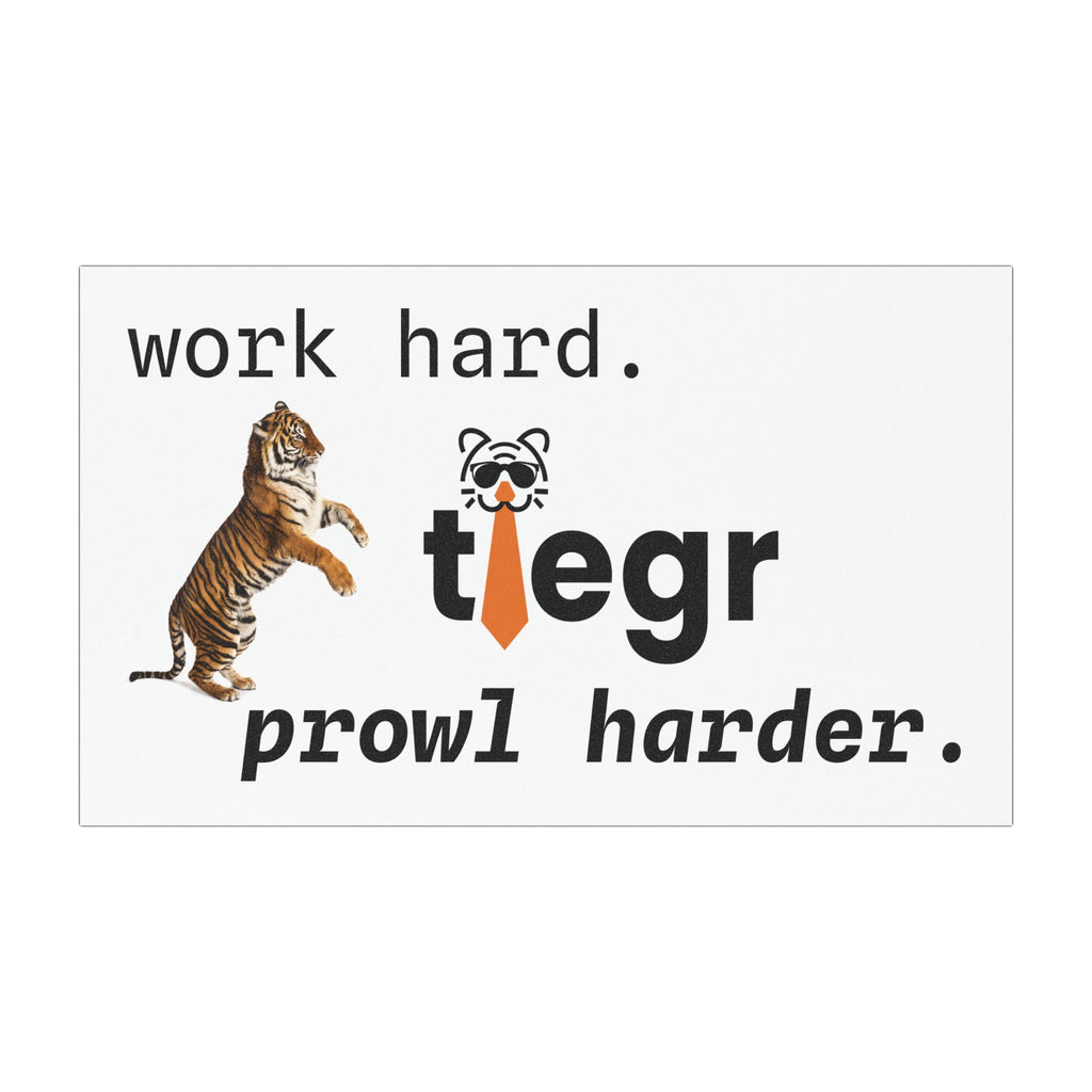 tiegr motto magnet