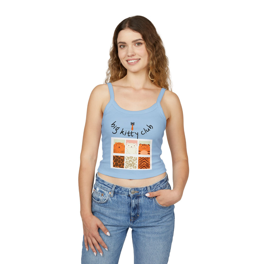 big kitty club spaghetti strap tank top